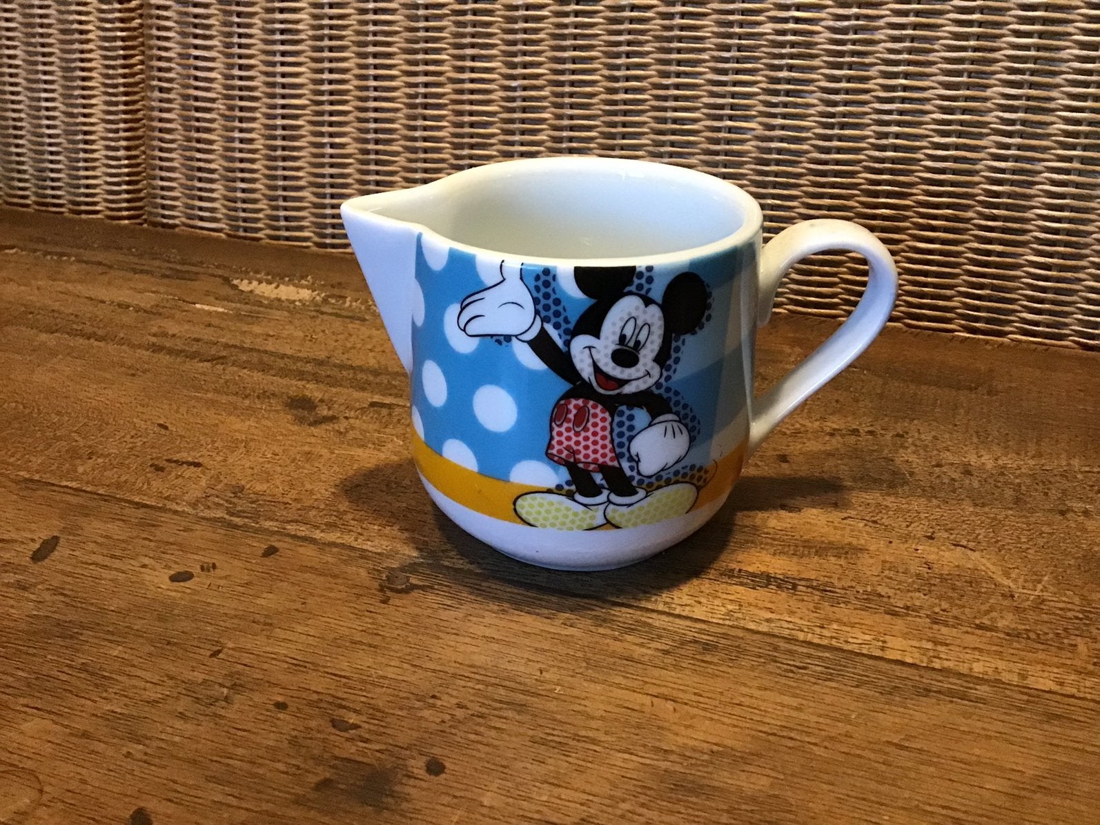 Melkkannetje Mickey Mouse Disney, Ophalen of Verzenden, Zo goed als nieuw