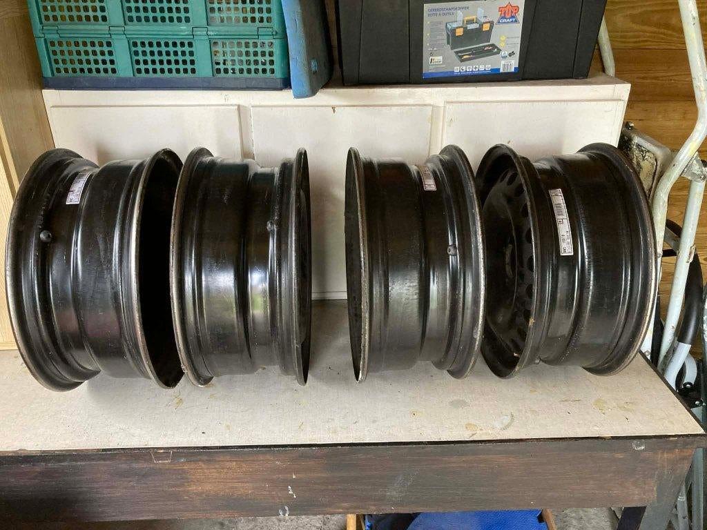 Jantes en tôle 16 pouces, Ophalen, Gebruikt, Velg(en), 16 inch