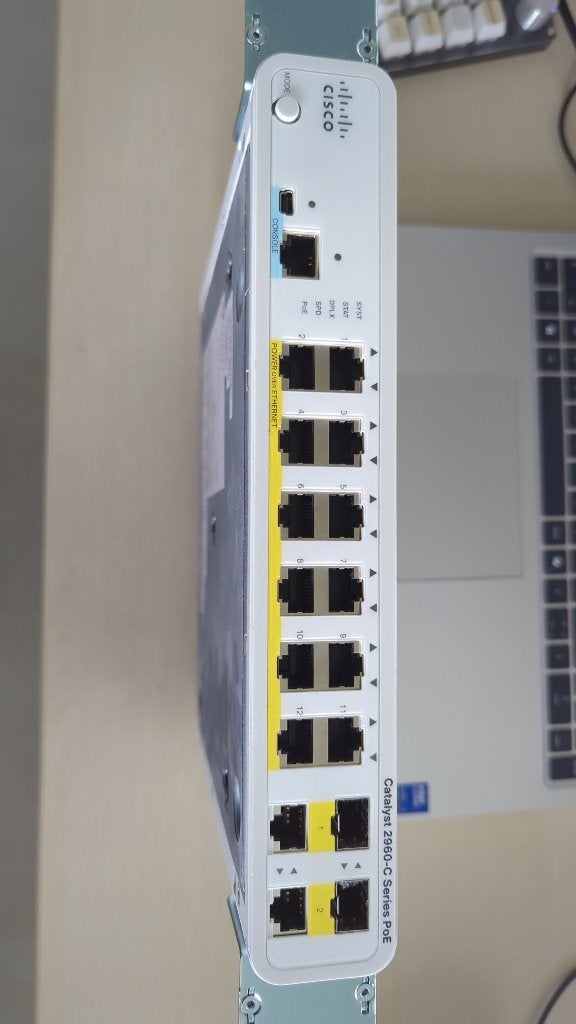 Cisco Catalyst 2960C-12PC-L managed PoE switch, Ophalen of Verzenden, Zo goed als nieuw