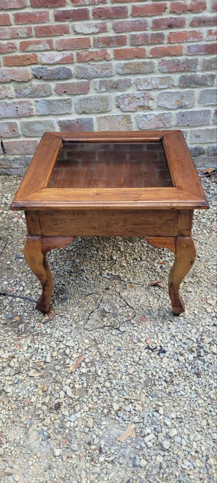 bijzettafeltje salontafel hout, Ophalen