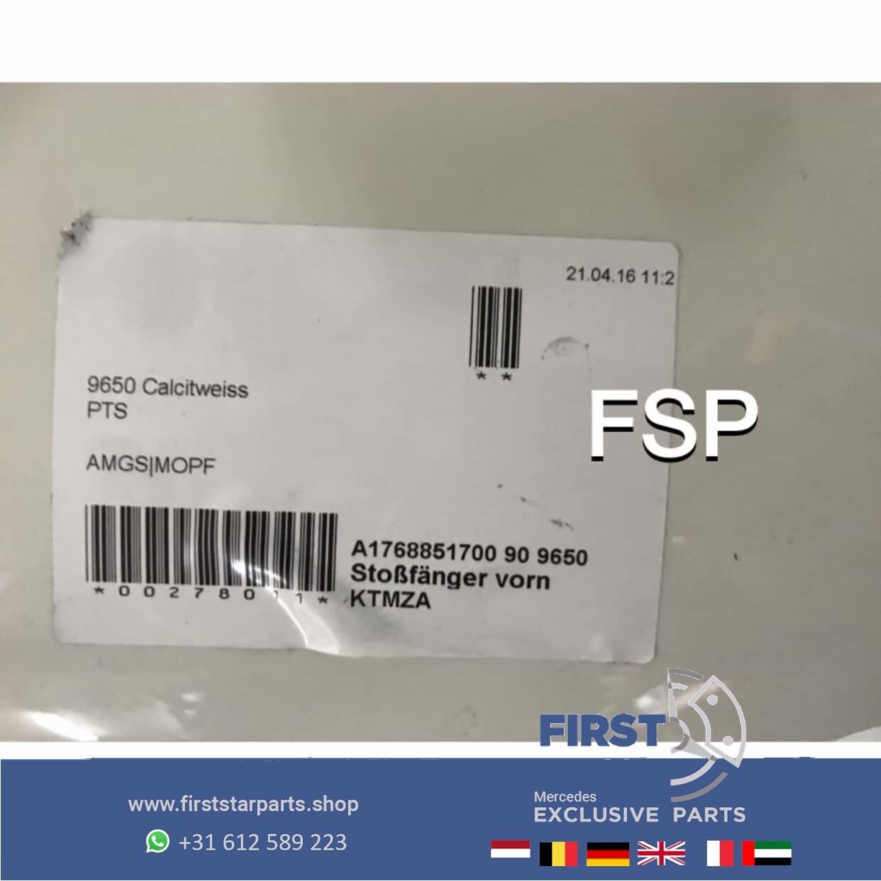 W176 FACELIFT AMG VOORKOP Mercedes A KLASSE COMPLEET FRONT 2, Utilisé, -, Avant, -