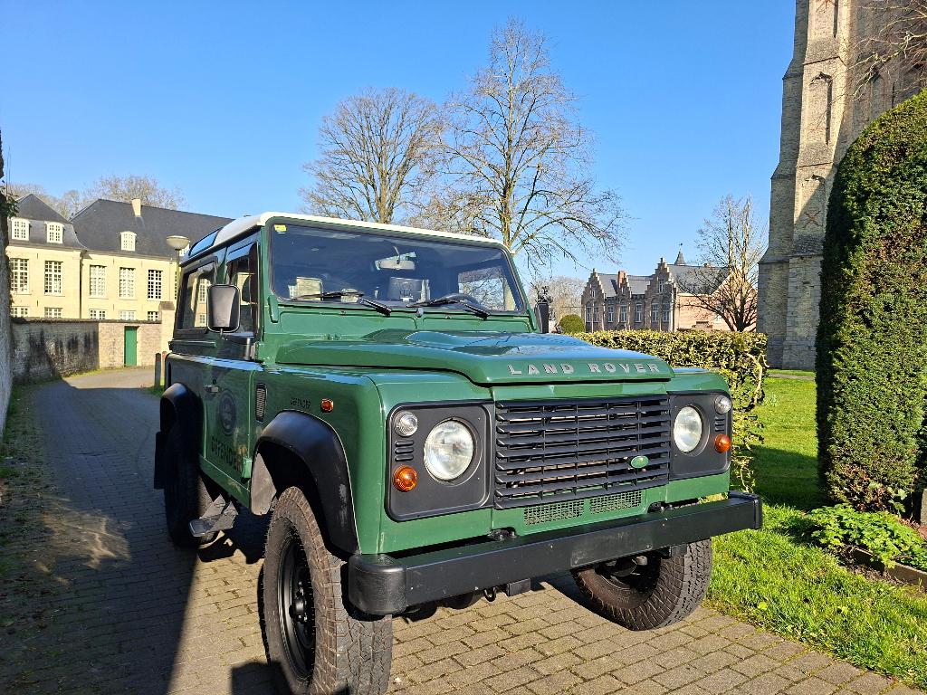Land rover defendee td4, Auto's, 90 kW, Zwart, Vierwielaandrijving, 2 zetels