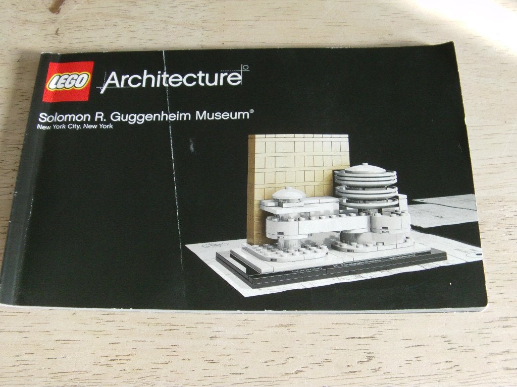 lego,  Architecture: Solomon R. Guggenheim Museum 21004, Gebruikt, Lego, Ophalen of Verzenden, Complete set