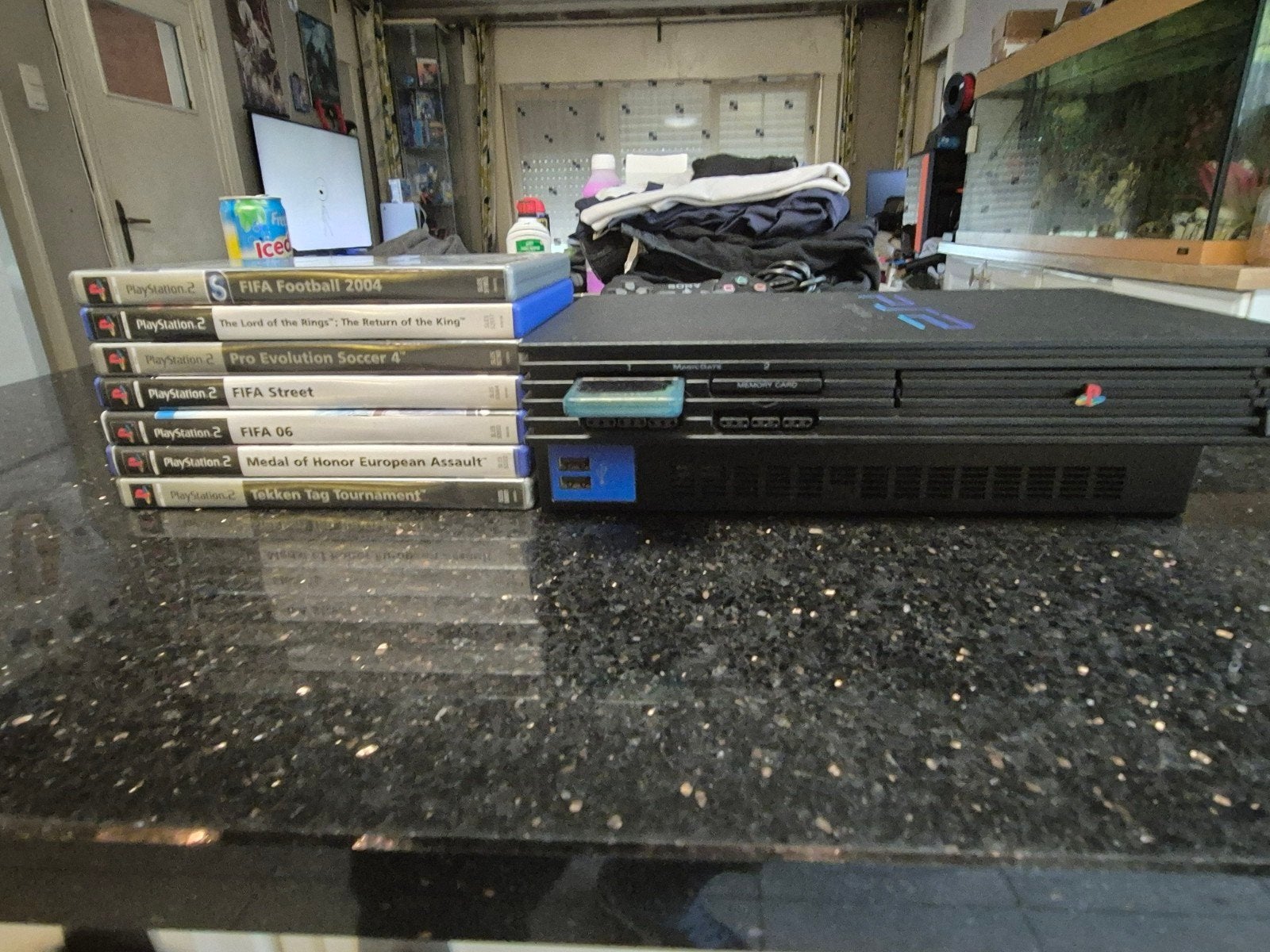 Playstation 2 met 7 spellen, Games en Spelcomputers, Spelcomputers | Sony PlayStation 2, Ophalen of Verzenden
