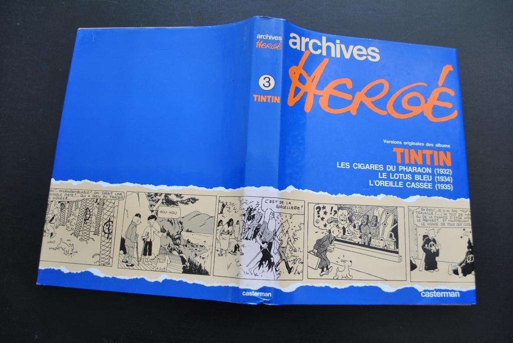 ARCHIVES HERGE TOME 3 VERSIONS ORIGINALES DES ALBUMS TINTIN, Enlèvement ou Envoi, Utilisé, Hergé