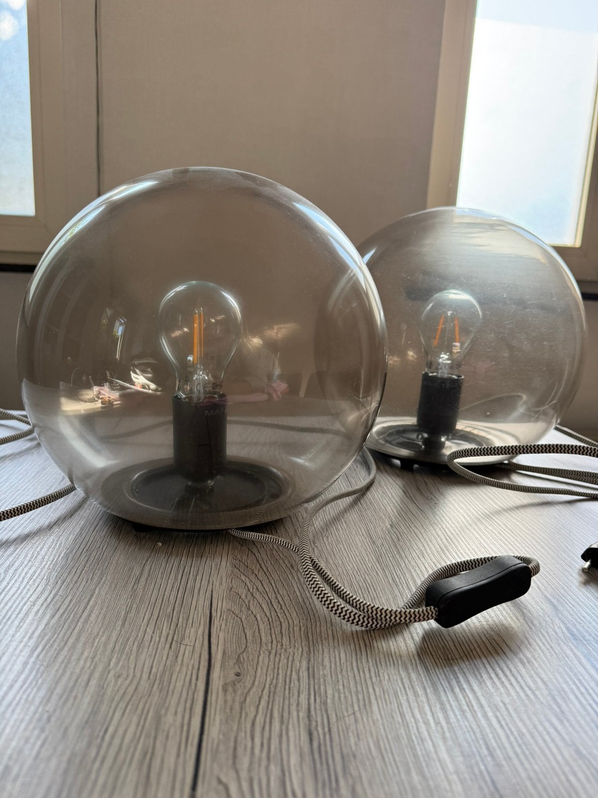 2x Lampen ikea, Maison & Meubles, Enlèvement, Comme neuf, IKEA