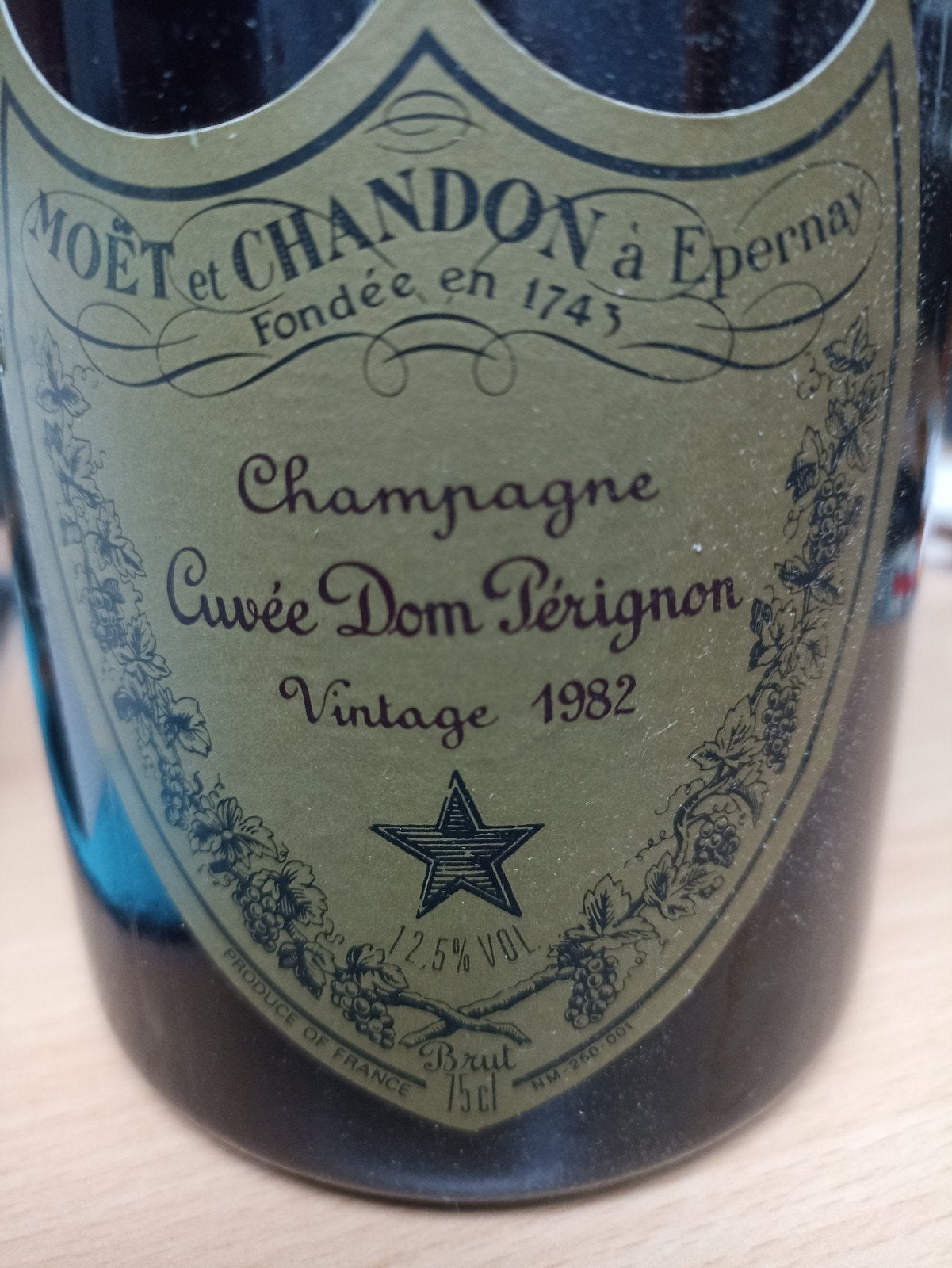 Dom perignon 1982 millesime 75cl, Ophalen