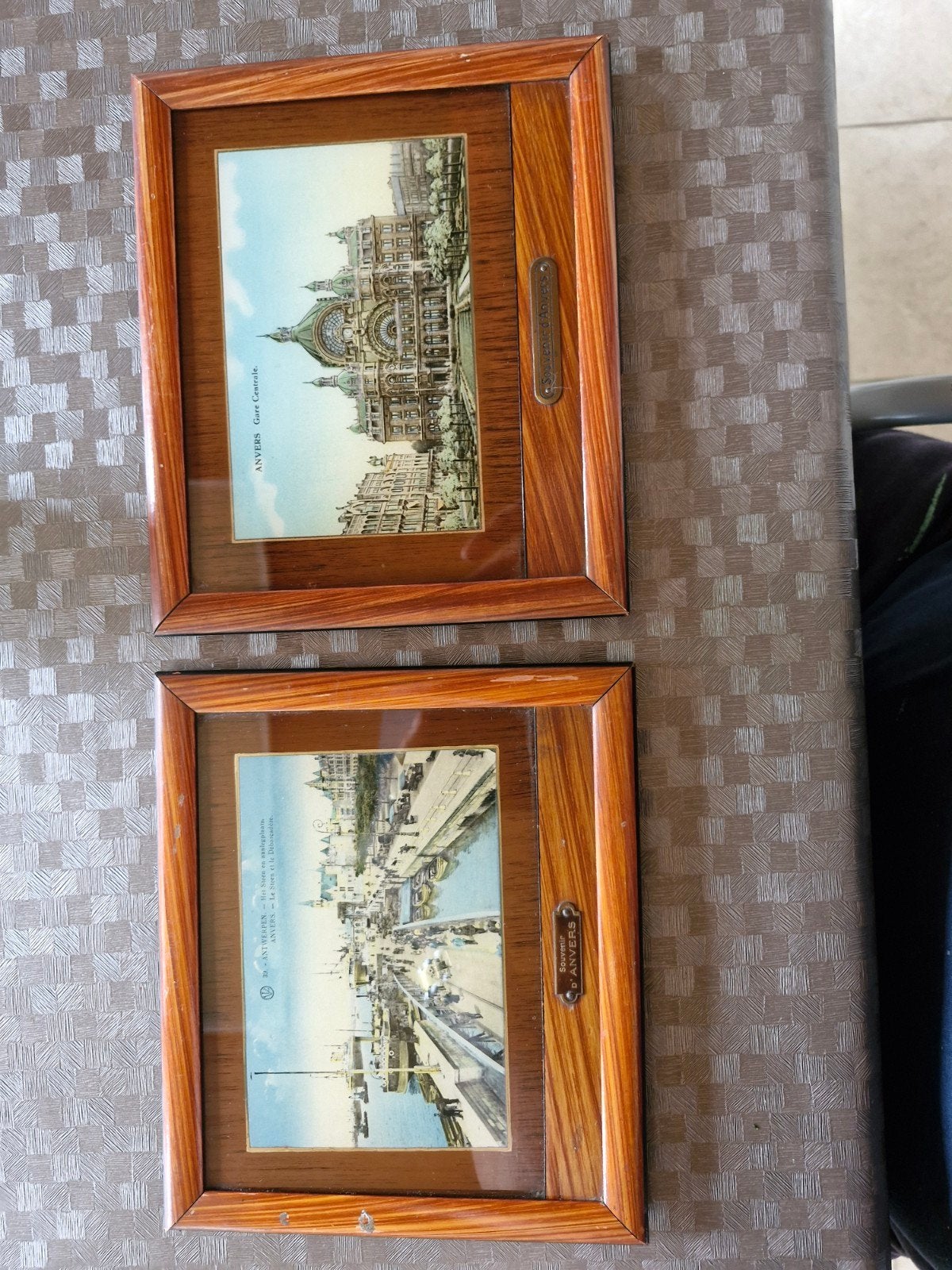 2 cadres souvenirs d'Anvers de 1900, Enlèvement ou Envoi, Anvers