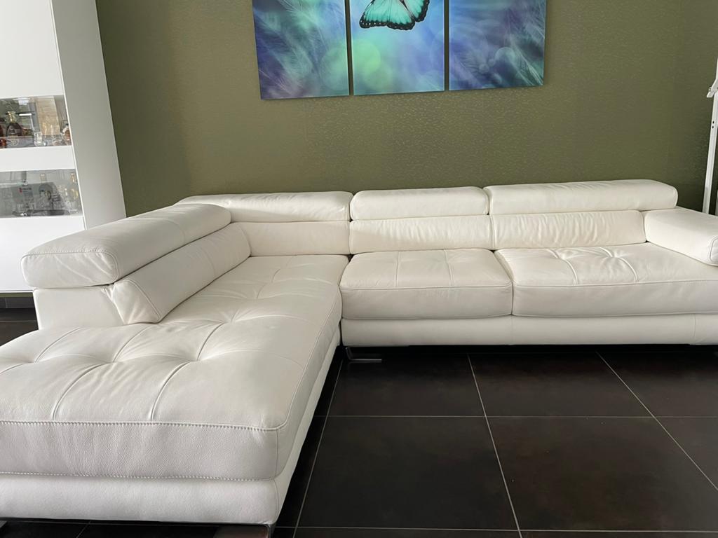 Lederen Sofa, Comme neuf, Enlèvement, 100 à 125 cm, 125 cm ou plus