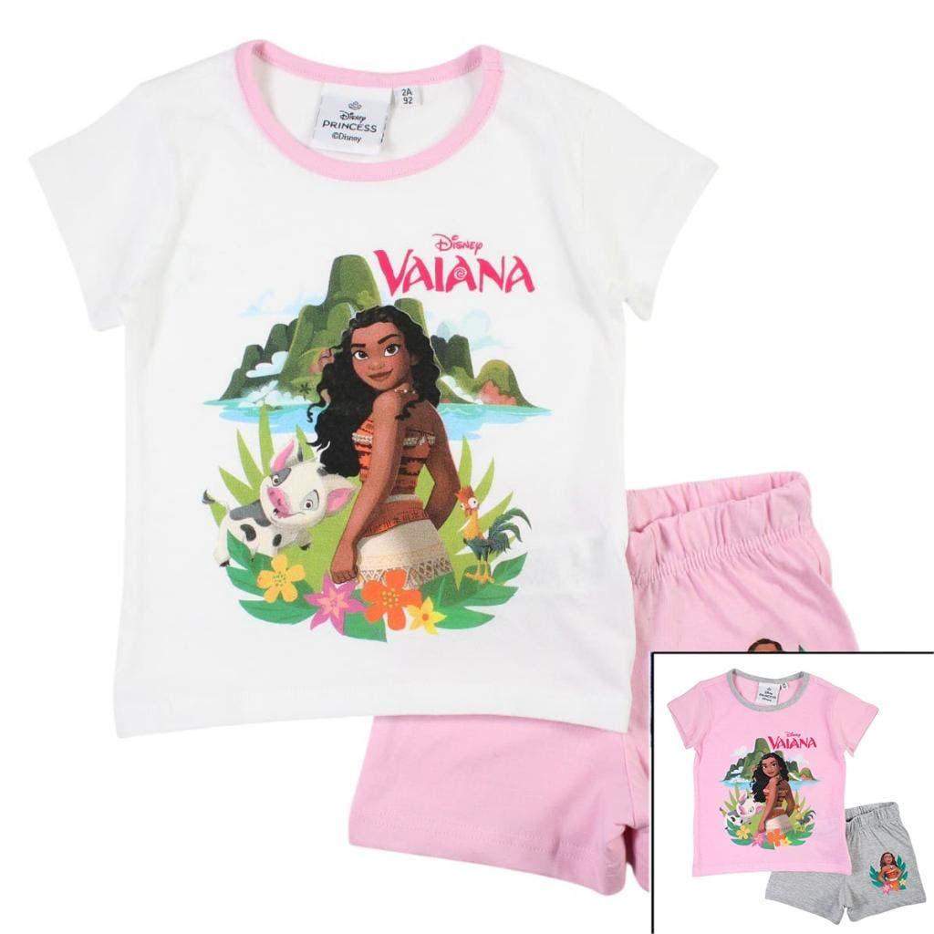 Vaiana Shortama - Maat 92 - 98 - 104 - 110 - 116 - Disney, Kinderen en Baby's, Disney, Nacht- of Onderkleding, Meisje, Nieuw