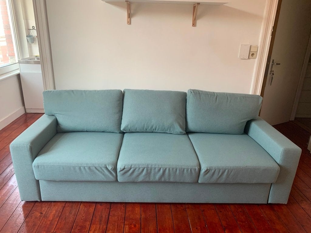 Canapé lit 3 places ikea Barslov, Trois personnes, 100 à 125 cm, 200 à 250 cm, Banc droit
