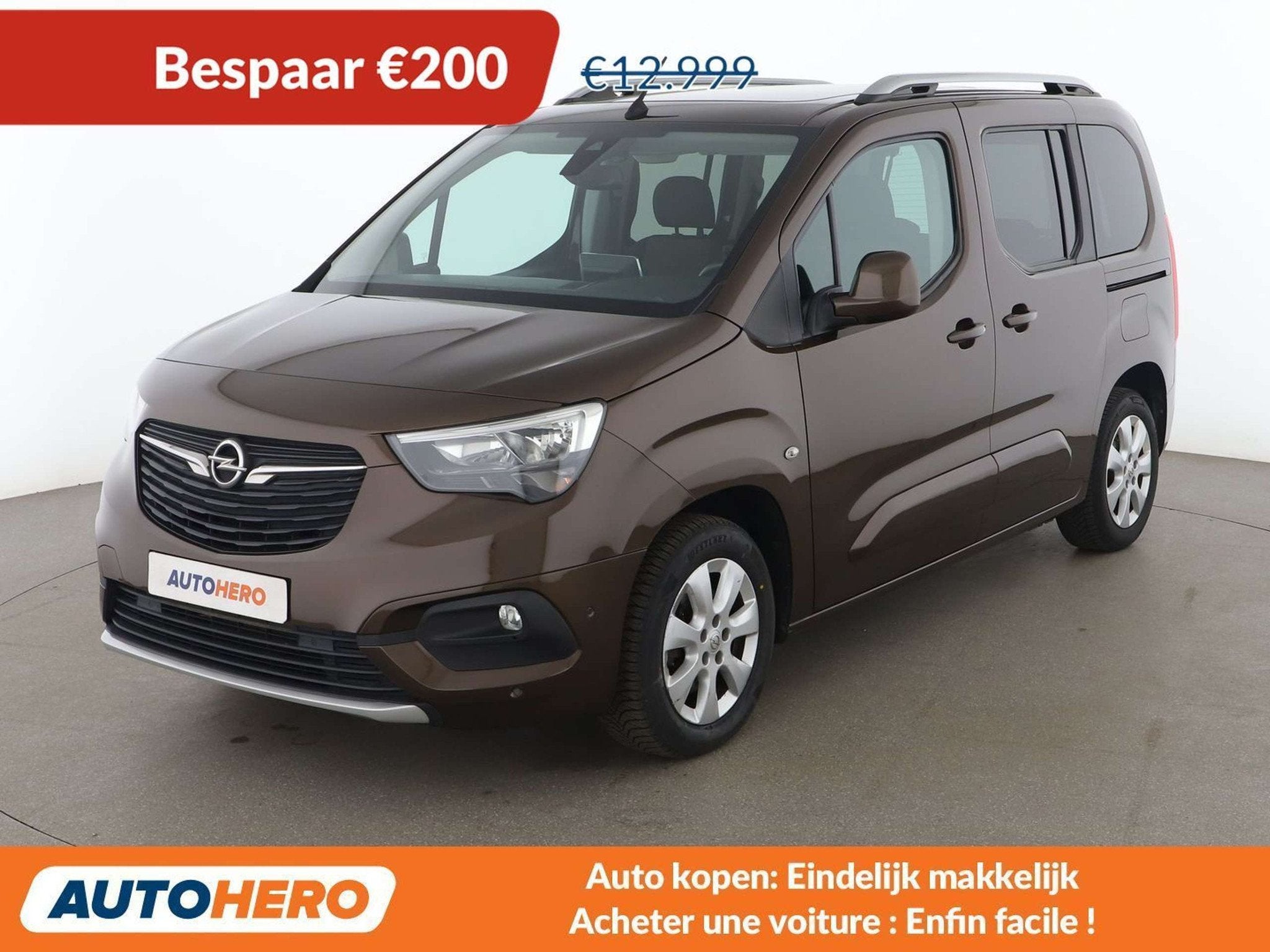 Opel Combo Life 1.5 CDTI INNOVATION (bj 2019), Voorwielaandrijving, Stof, Gebruikt, Bruin