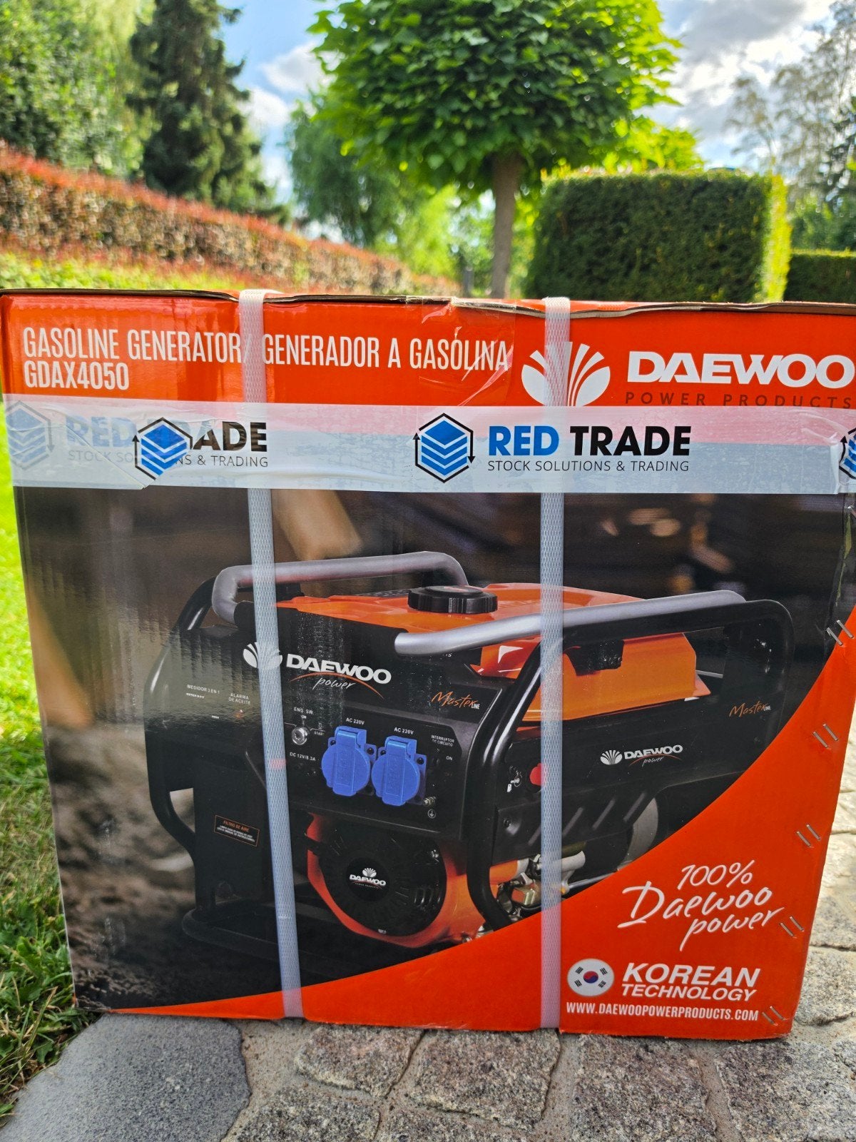 Groupe électrogène Daewoo GDAX4050, Bricolage & Construction, Générateurs, Enlèvement, Neuf, Essence