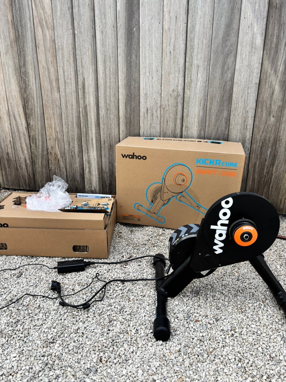 Wahoo Kickr Core - Zwift cog + Click, Sport en Fitness, Ophalen, Zo goed als nieuw