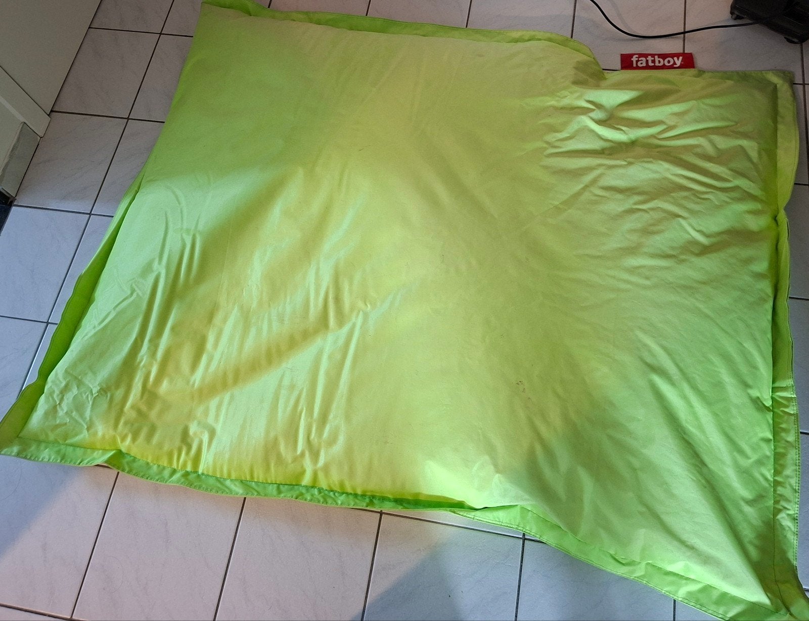 fatboy zitzak, Huis en Inrichting, Zitzakken, Ophalen, Gebruikt, Groen, Zitzak