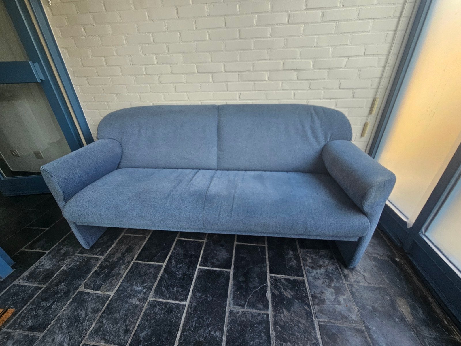 Zitbank gratis, Huis en Inrichting, Ophalen, Gebruikt, Tweepersoons