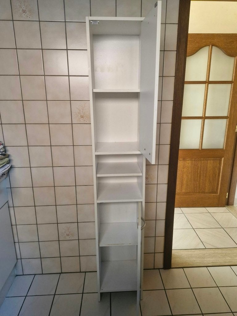 kolomkast wit, Ophalen, Gebruikt, (Half)hoge kast