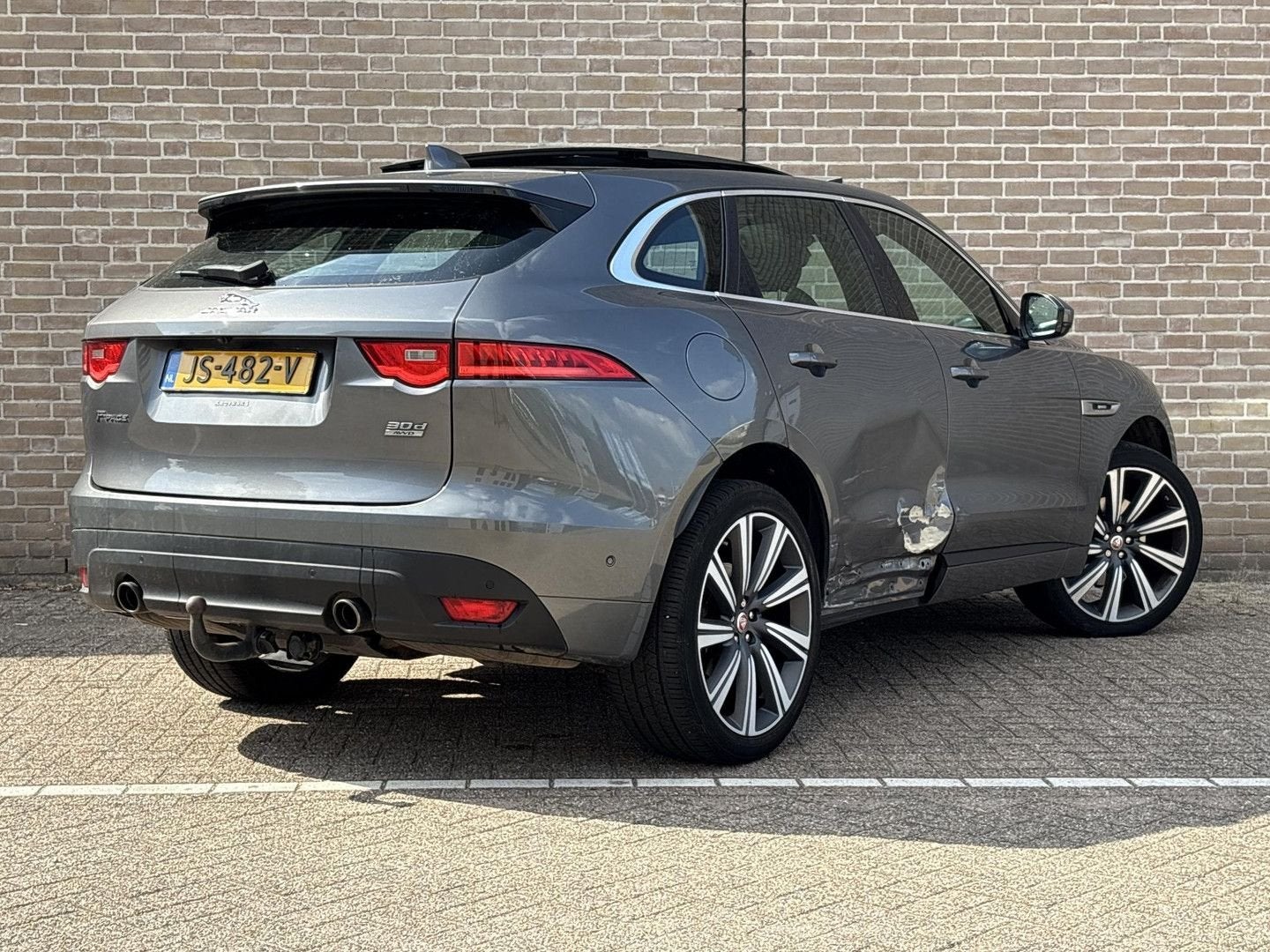 Jaguar F-Pace 3.0 S AWD 30d | Pano | Leder | Meridian | Memo, Auto's, Jaguar, Automaat, Diesel, Zilver of Grijs, Te koop