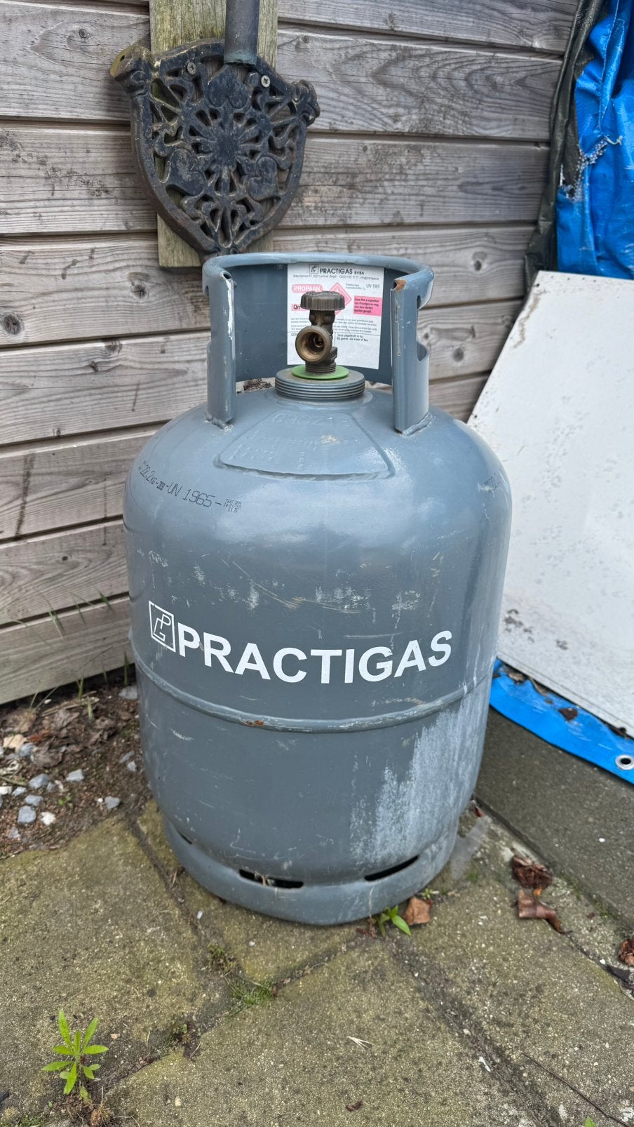 Practigas gasfles, Ophalen, Zo goed als nieuw