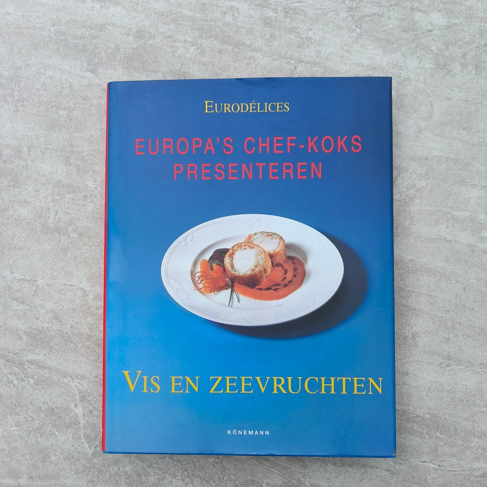 Europa's chef-koks presenteren!, Boeken, Kookboeken, Ophalen, Hoofdgerechten, Fabien bellahsen en Daniel rouche, Zo goed als nieuw