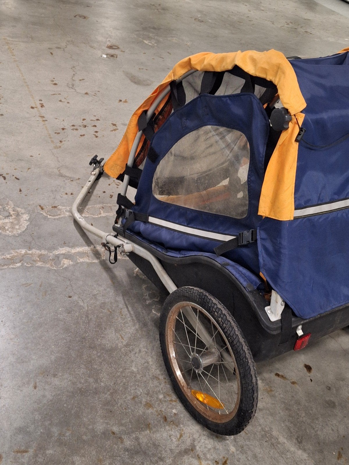 Remorque pour velo aanhang wagen voor fiets, Vélos & Vélomoteurs, 40 à 60 kg, Pliable, Enlèvement, Utilisé