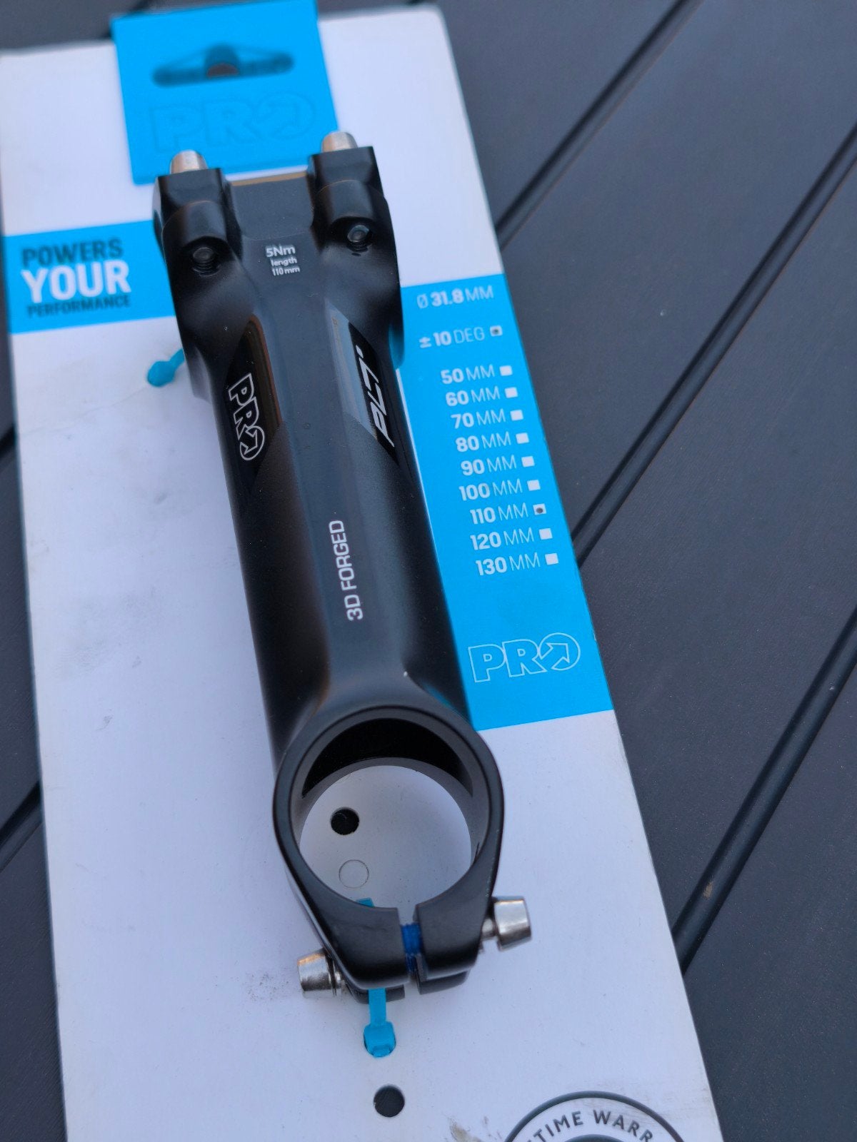Potence pro 110mm jamais servi, Enlèvement