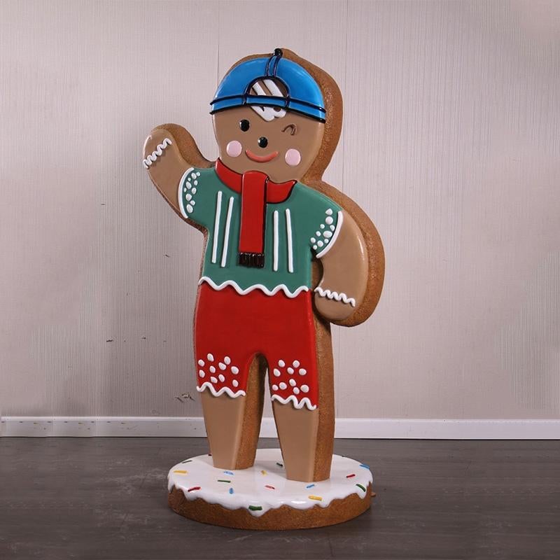 Gingerbread JR — Statue en pain d'épice Hauteur 147 cm, Enlèvement, Neuf
