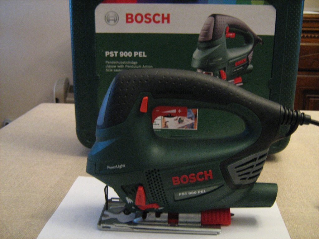 BOSCH PST 900 PEL DECOUPEERZAAG OP SNOER - 620W ** NIEUW **, Nieuw, 600 tot 1200 watt, Ophalen of Verzenden, Bosch groen