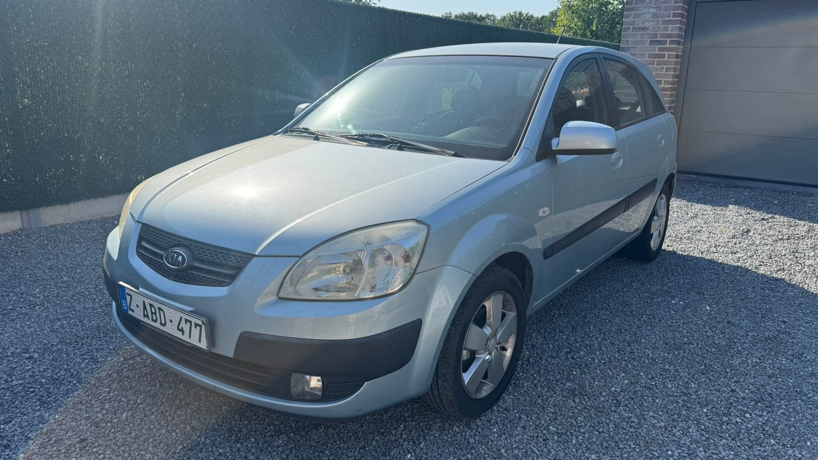 Kia Rio CRDI - Gekeurd voor verkoop, Autos, Kia, Achat, Boîte manuelle, Noir, 5 portes