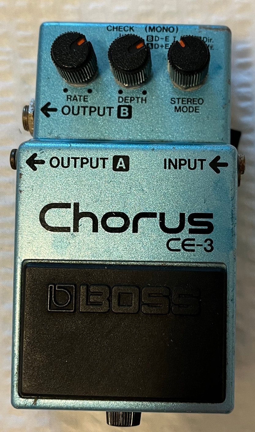 BOSS CE-3, Enlèvement, Comme neuf