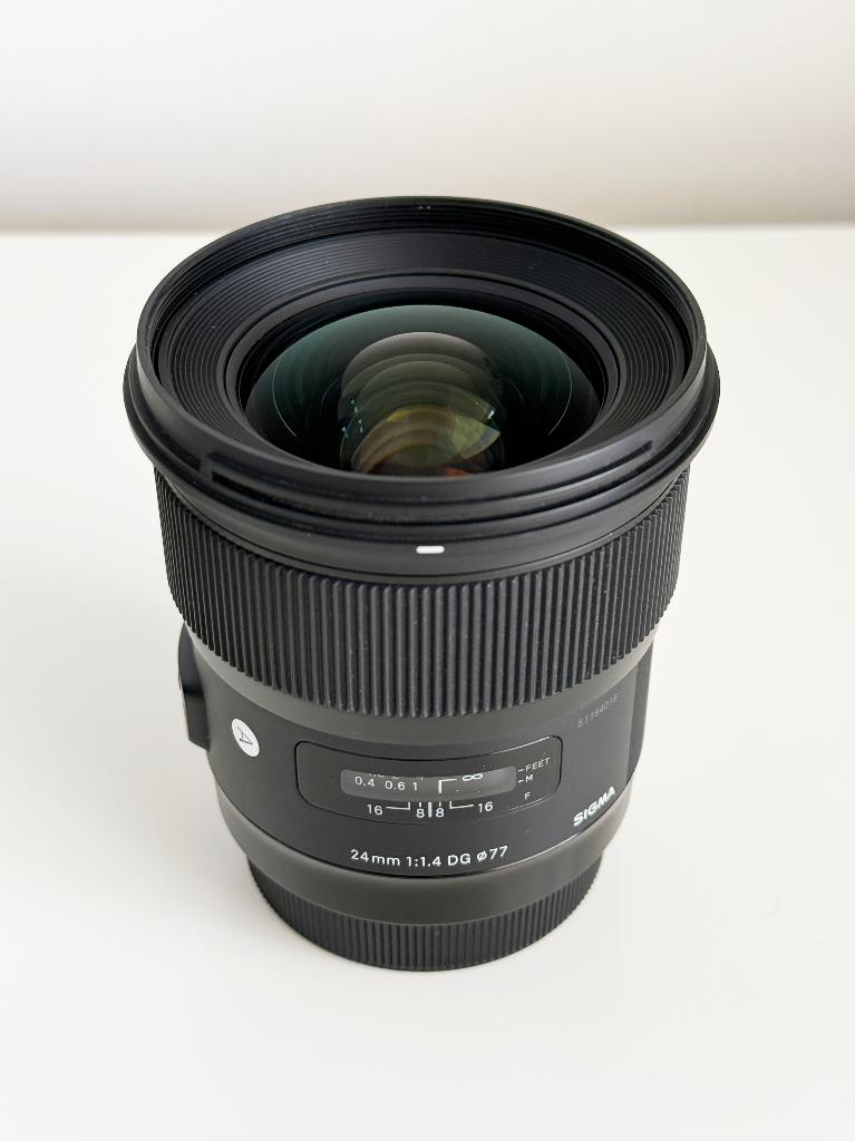 Sigma 24 mm f/1,4 DG HSM Art (Canon EF), TV, Hi-fi & Vidéo, Photo | Lentilles & Objectifs, Comme neuf, Objectif grand angle, Enlèvement ou Envoi