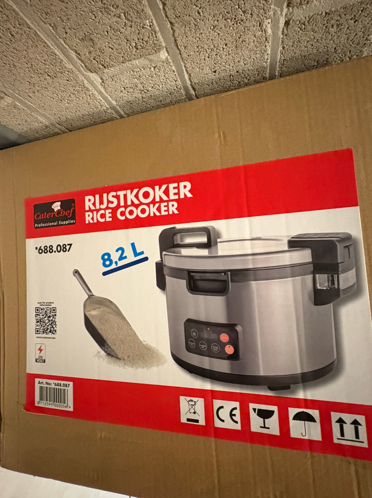 Rijstkoker caterchef, Ophalen, Nieuw