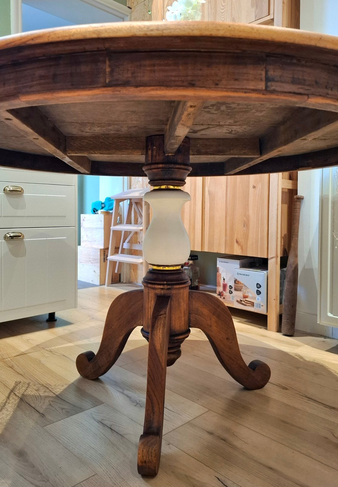 Magnifique Table TECK MASSIF – Démontable, Maison & Meubles, Enlèvement, Teck