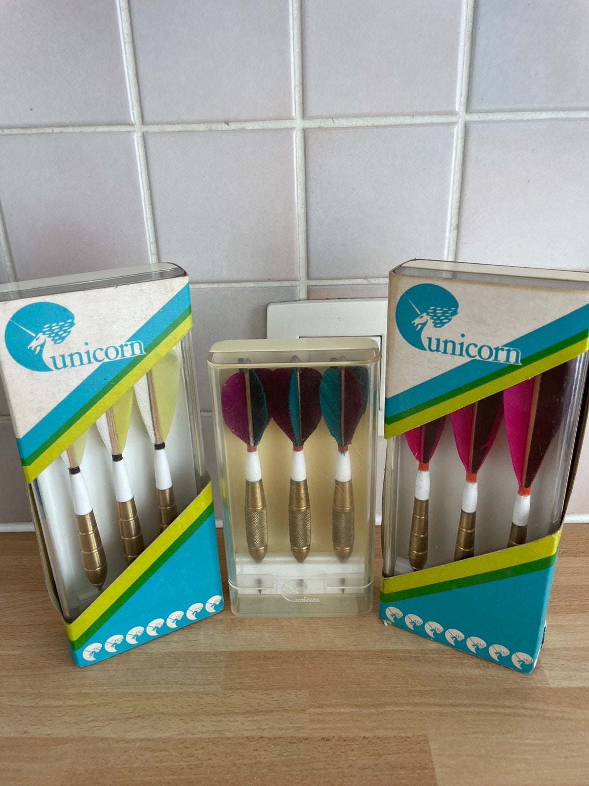 Vintage darts pijlen, Sport en Fitness, Ophalen, Nieuw, Pijlen