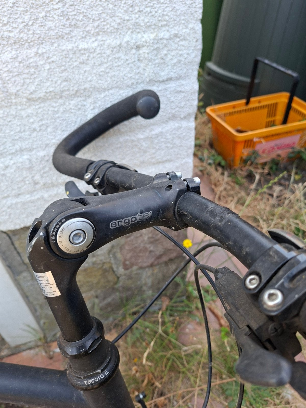 ergotec stuurpen en stuurhuis, voorvork met ogen, deore LX, Ophalen, 28 inch
