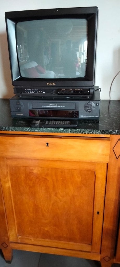 tv et lecteur cassettes, Enlèvement, Utilisé, 40 à 60 cm, Autres marques