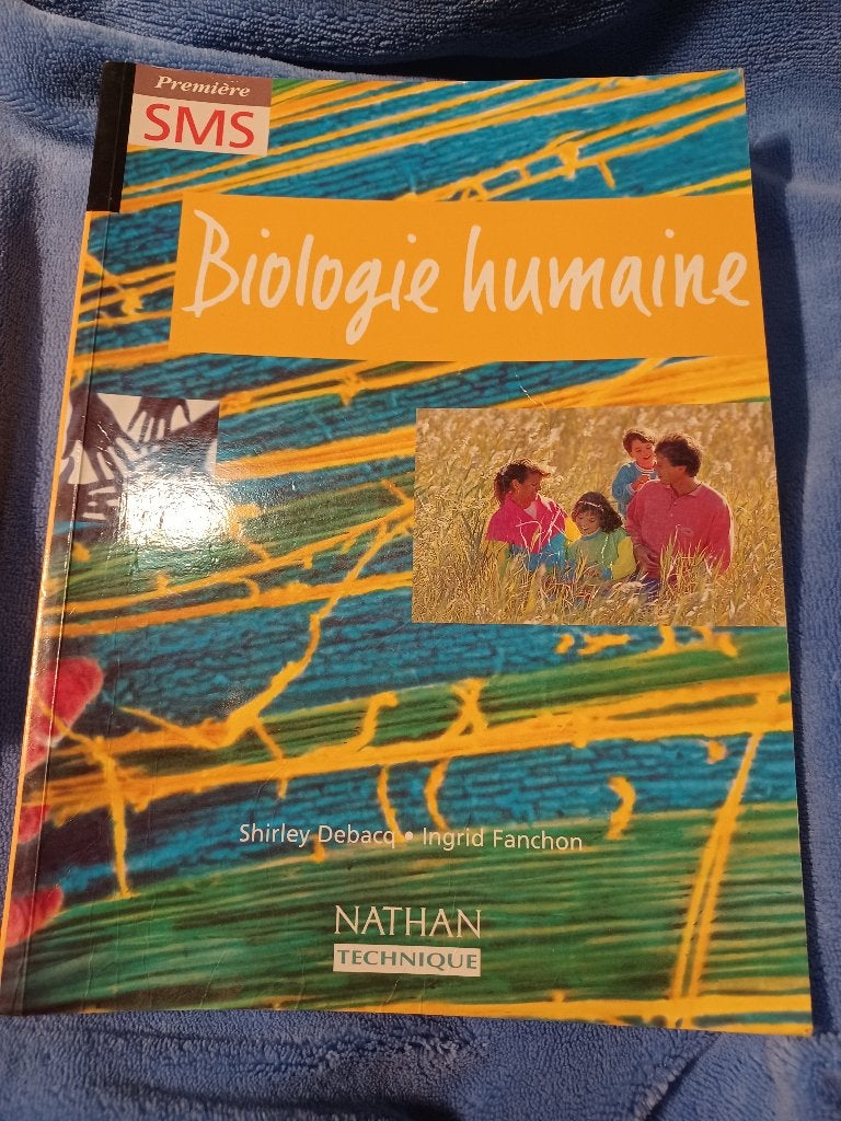 livre de biologie humaine, Enlèvement, Utilisé, Enseignement supérieur, Nathan