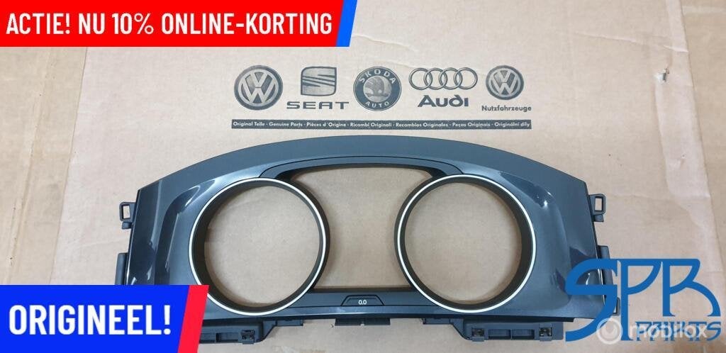 Golf 7 7.5 KM Teller Inleg GRIJS ANTRECIET 5G0857059 GLANS, Auto-onderdelen, Volkswagen, Nieuw, Ophalen of Verzenden, Volkswagen
