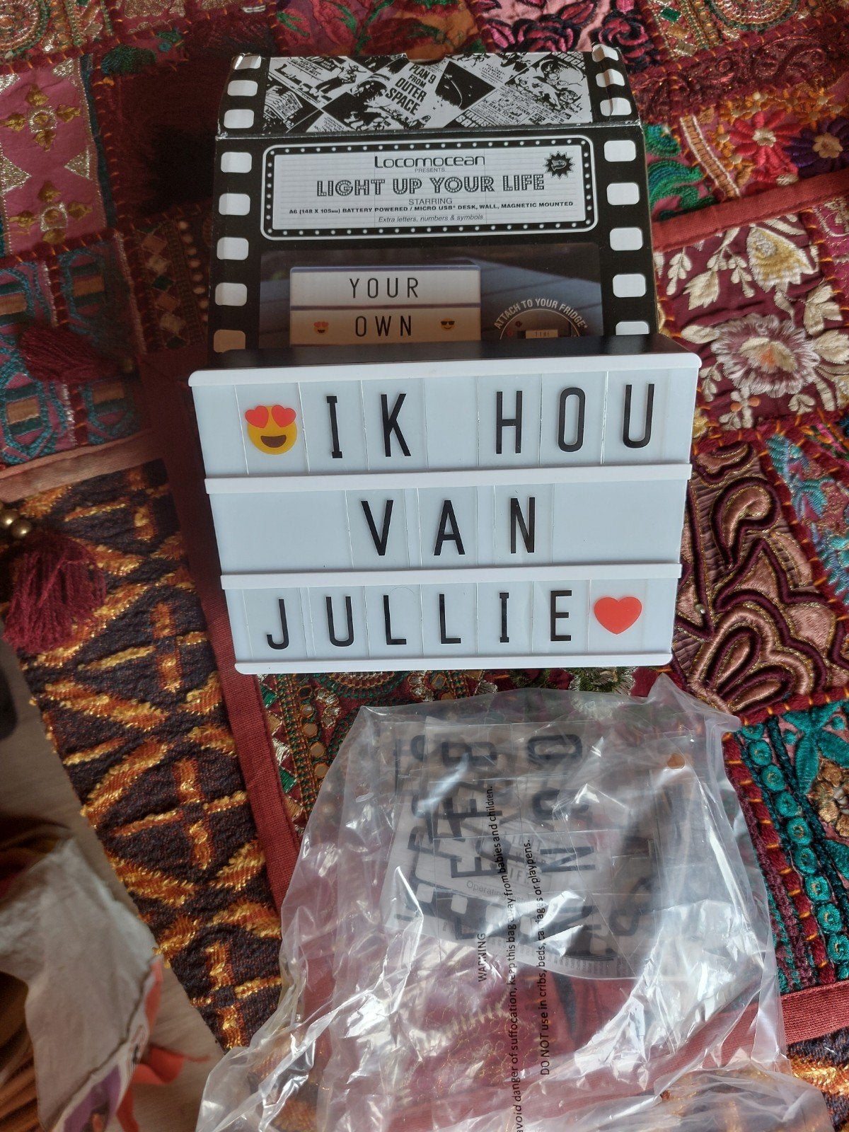 Messagebox/ cadeau, Maison & Meubles, Accessoires pour la Maison | Tableaux à écrire & Proverbes, Enlèvement