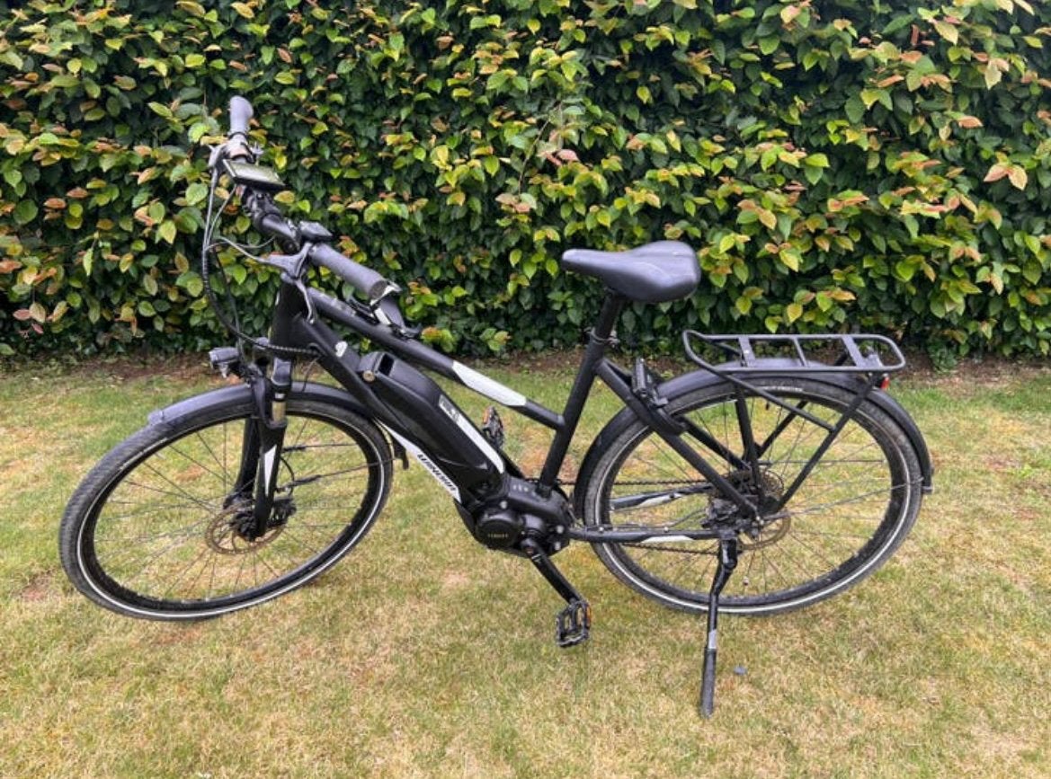 Elektrische fiets Winora (Yamaha motor) – 400Wh batterij, Fietsen en Brommers, Ophalen, Gebruikt, Schijfrem, Minder dan 10 versnellingen