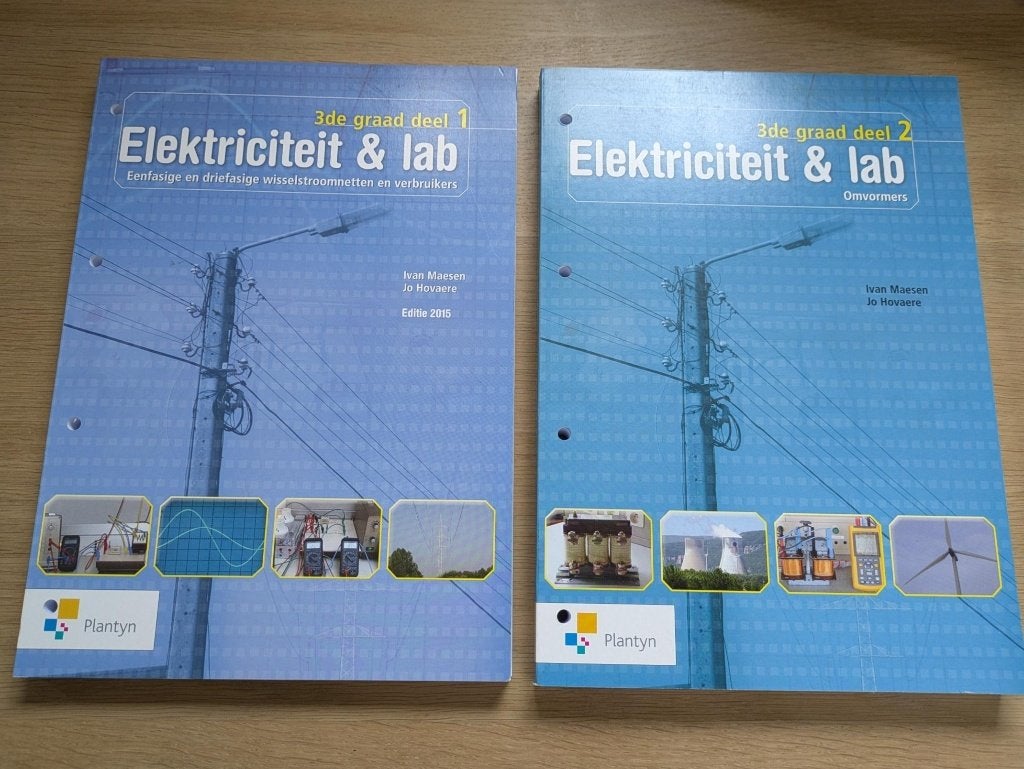 Lesboeken 'Elekriciteit & lab', Boeken, Techniek, Nieuw, Elektrotechniek, Ophalen of Verzenden