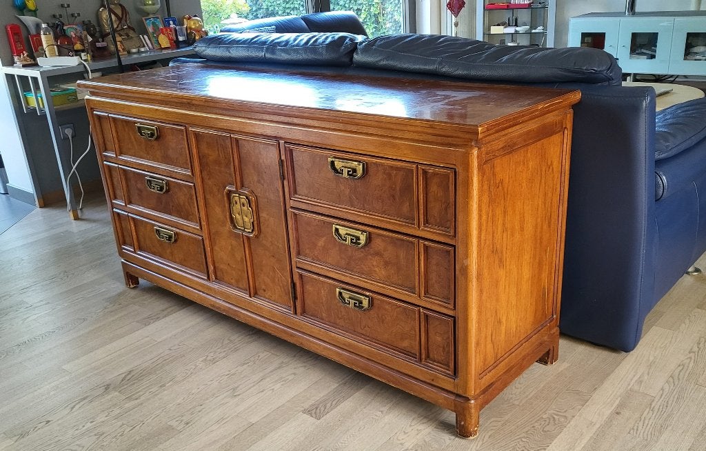 Antieke Chinese dressoir met zes laden, Ophalen