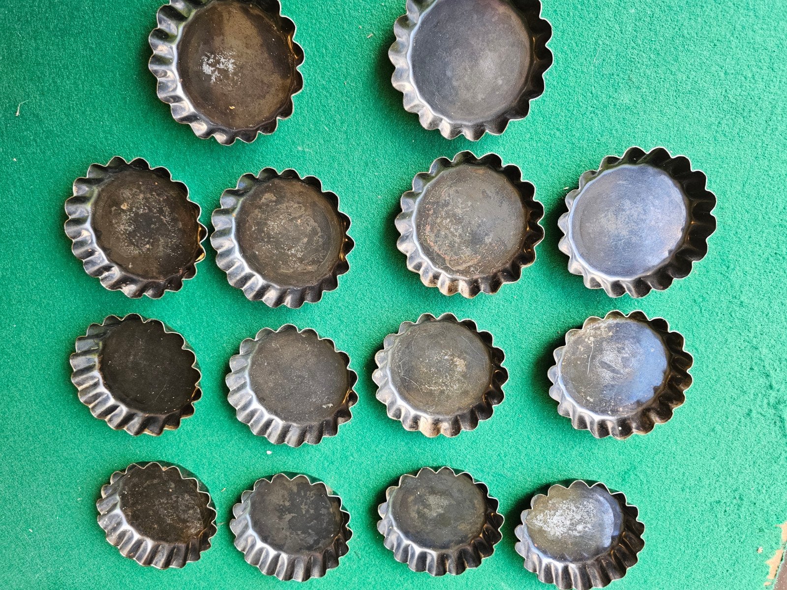 Moules à gâteaux français vintage - Ensemble de 14 pâtisseri, Enlèvement ou Envoi