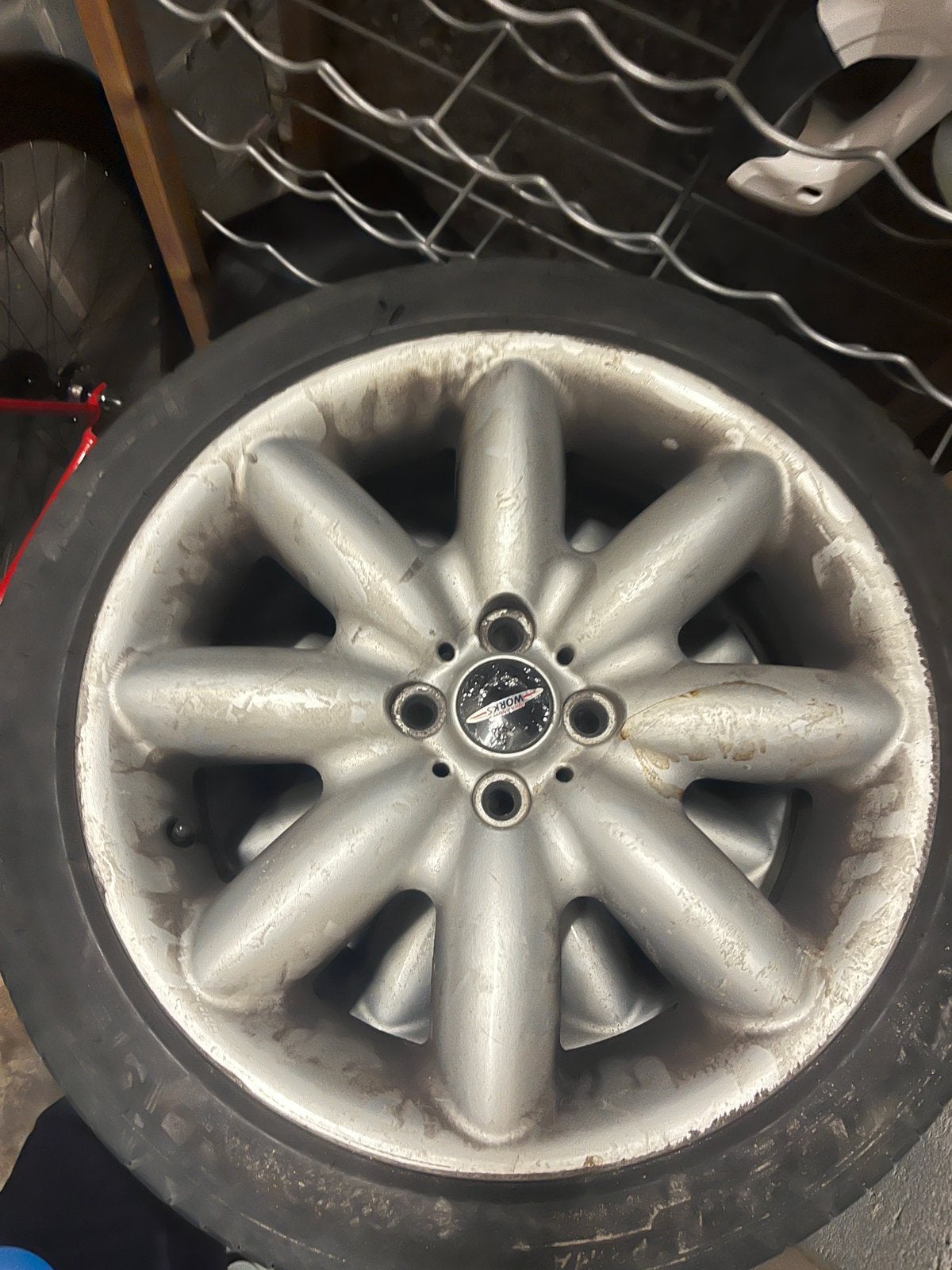 Mini Cooper S velgen, Auto-onderdelen, Ophalen, Gebruikt, 17 inch, Band(en)