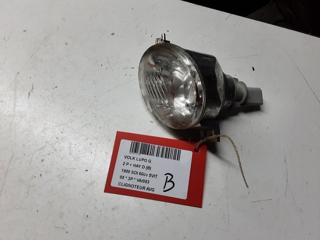 CLIGNOTANT AVANT GAUCHE Volkswagen Lupo (6X1) (6X0953156G), Volkswagen, Mevr. I. Hauben, Utilisé, Rue de l'Espoir 34 34
4030  GRIVEGNÉE, BE