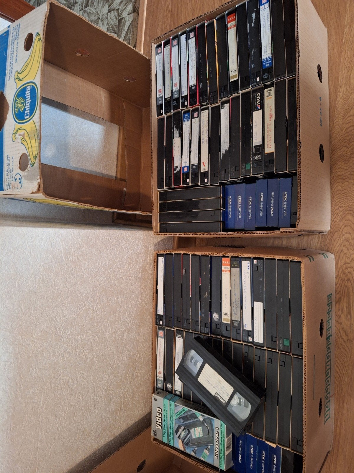VHS casettes (opgenomen), Cd's en Dvd's, Ophalen, VHS