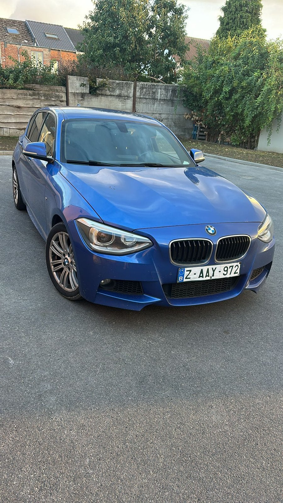 120D PACK M 2015 AUTOMATIC 220,000KM GPS 0032471654764, Auto's, BMW, Automaat, 1 Reeks, Zwart, Blauw
