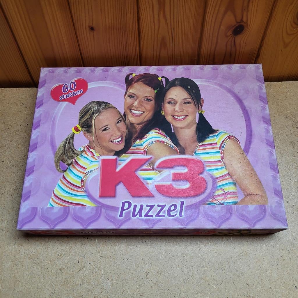 K3 puzzel - 60 stukjes, Ophalen of Verzenden, Meer dan 50 stukjes, Gebruikt