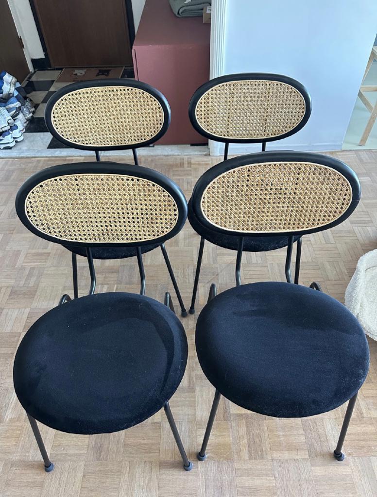 4 (of 6) eetkamerstoelen furnified, Maison & Meubles, Enlèvement, Comme neuf