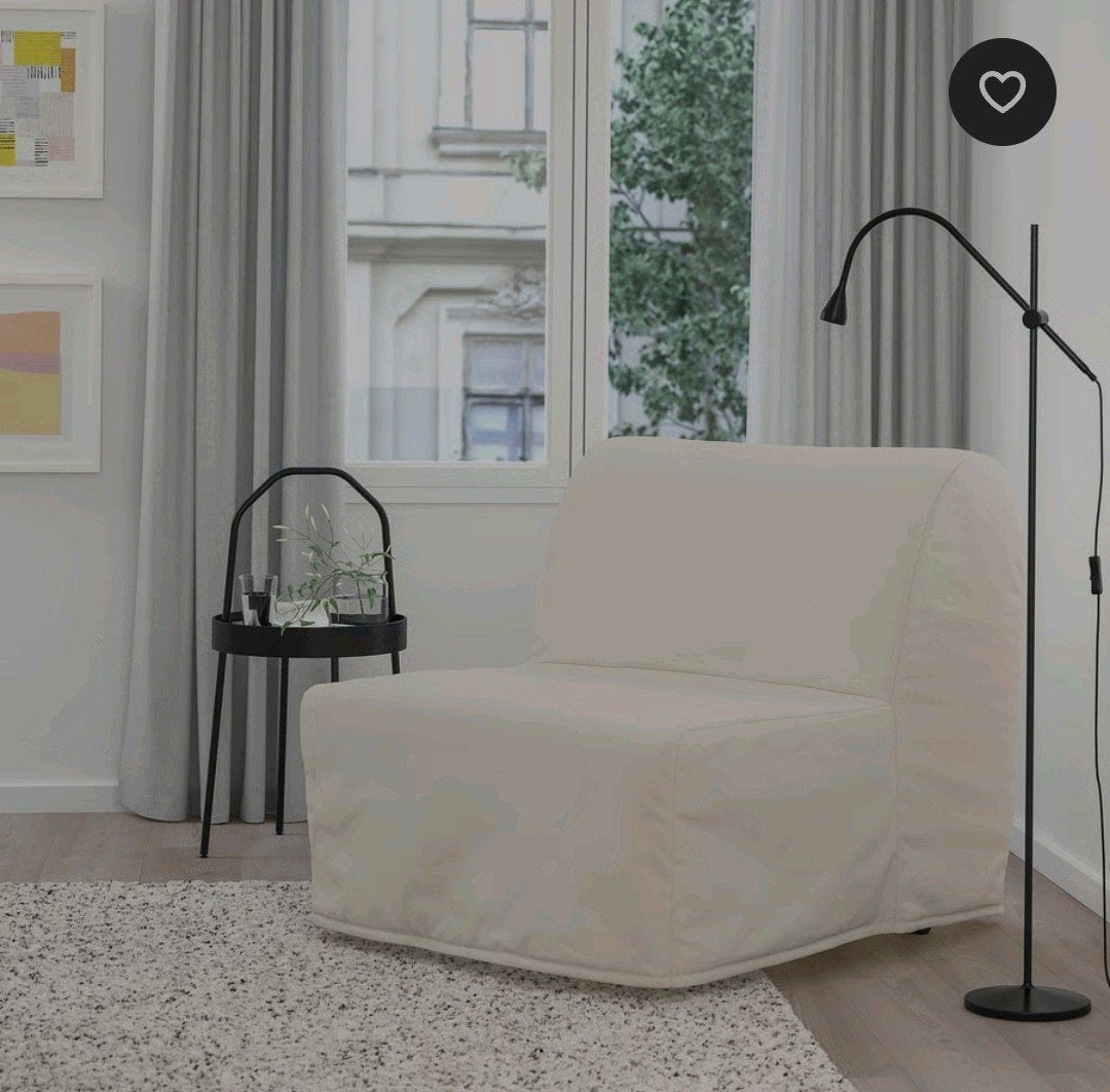 Lycksele Lövas slaapzetel IKEA, Enlèvement, Comme neuf, Blanc